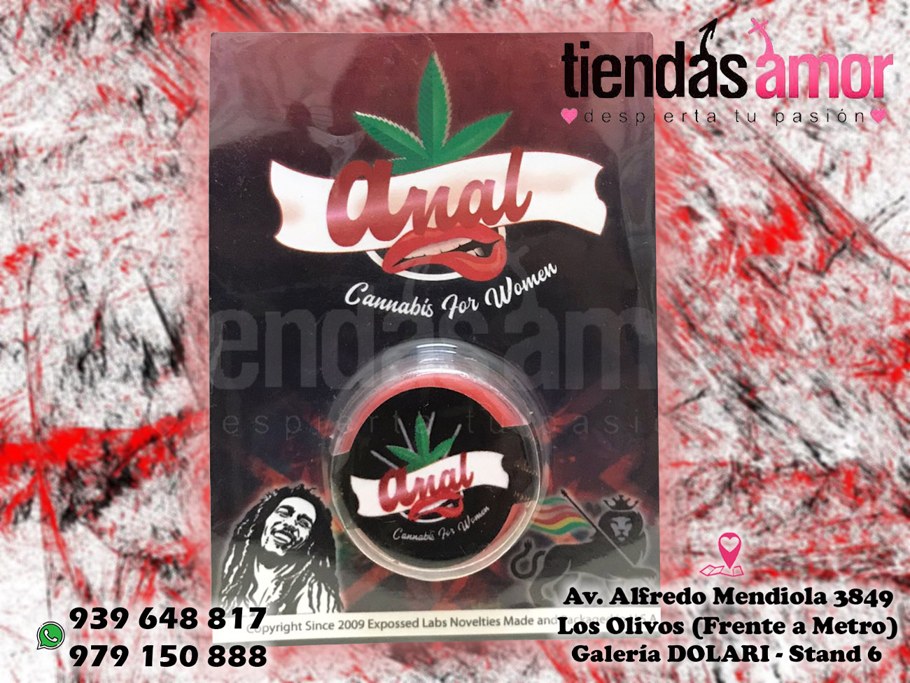 ANAL CANNABIS LUBRICANTE DILATANTE